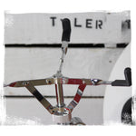 Premium Snare Drum Stand by GRIFFIN - Double Braced Heavy-Duty Weight Mount for Snares, Tom Drums & Adjustable Practice Pad - Percussion Hardware Kit