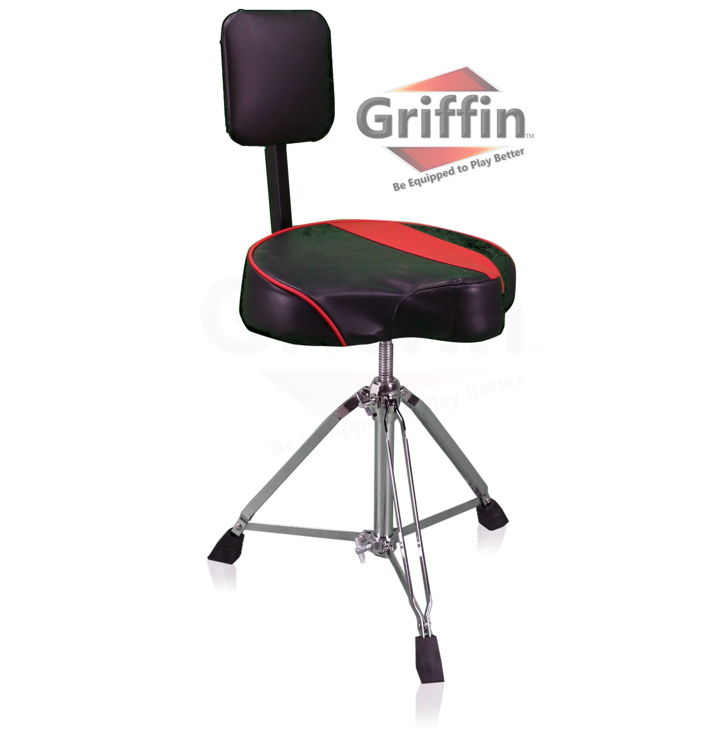 Saddle Drum Throne Swivel Drummers Stool