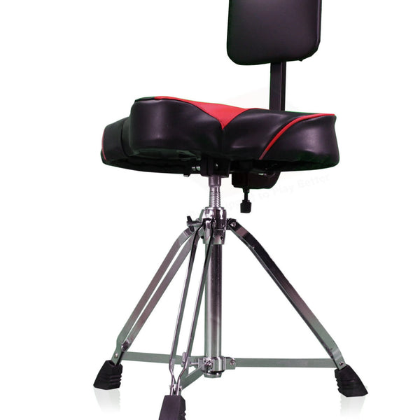 Saddle Drum Throne Swivel Drummers Stool