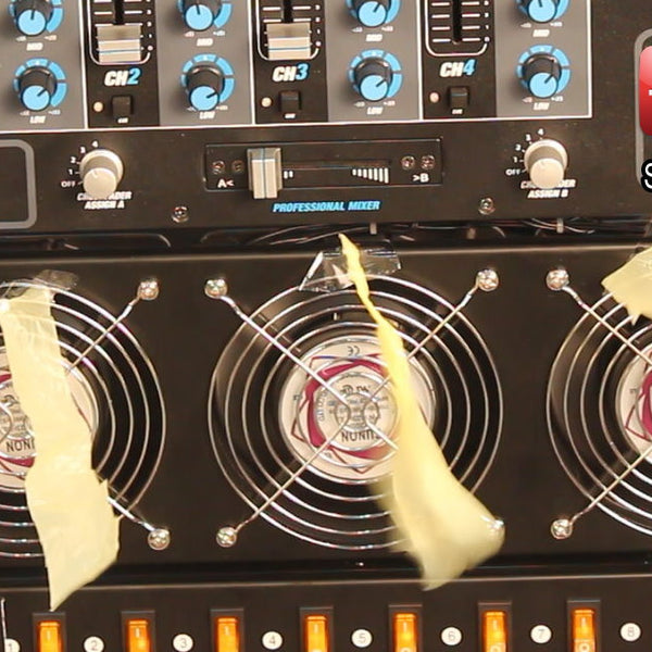 Rackmount Triple Cooling Fans | Rack Panel 3U for Studio - GeekStands.com