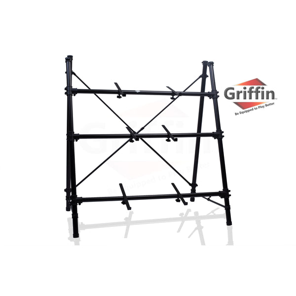 Triple Keyboard Stand | 3-Tier A-Frame Mount GeekStands.com ...