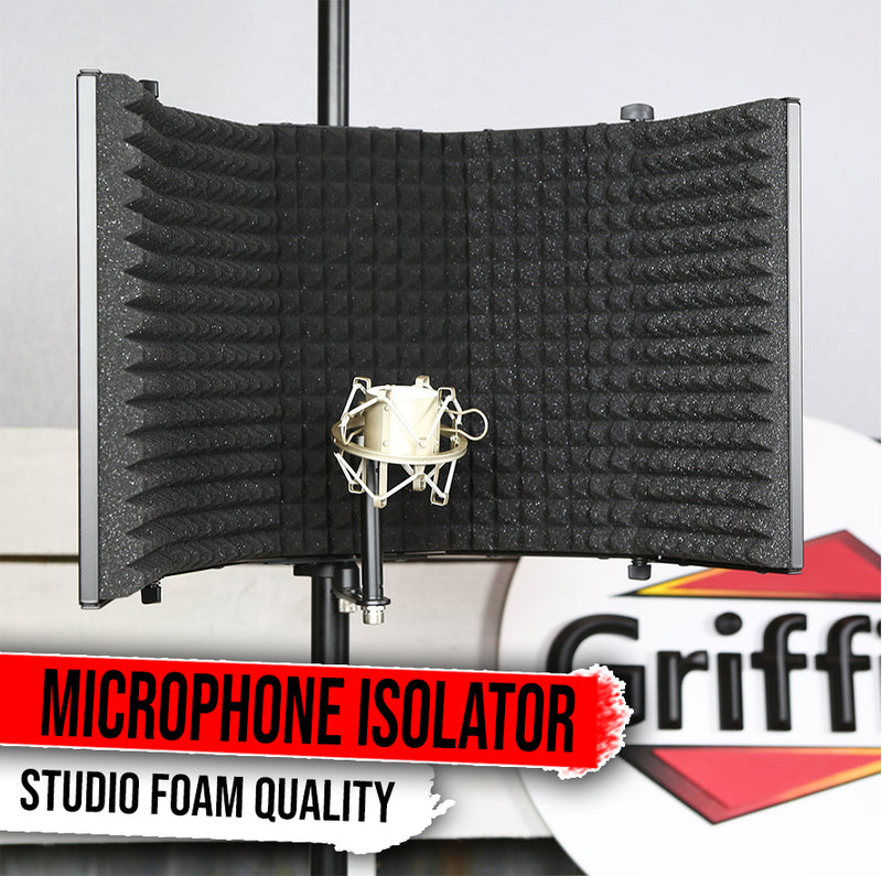 Microphone Diffusion Acoustic Foam - GRIFFIN Recording Soundproof Mic Insulation