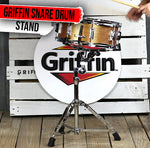 GRIFFIN Snare Drum Stand - Percussion Hardware Tom Mount Practice Pad Holder Key